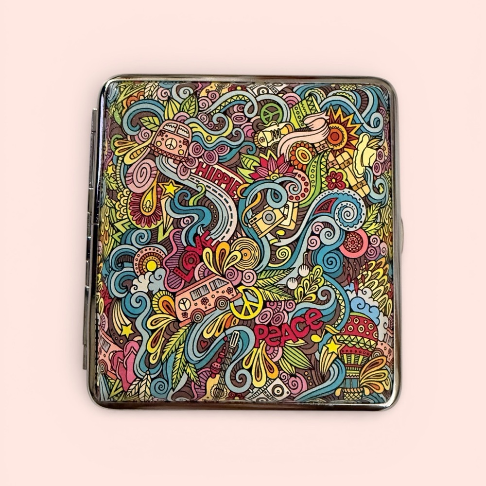Hippie Chic Business Card Holder Case